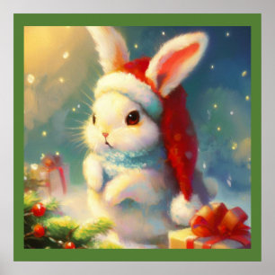 Christmas Rabbit 2 Poster