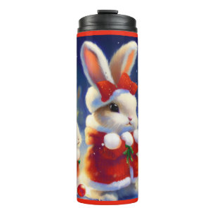 Christmas Rabbit 3 Thermal Tumbler