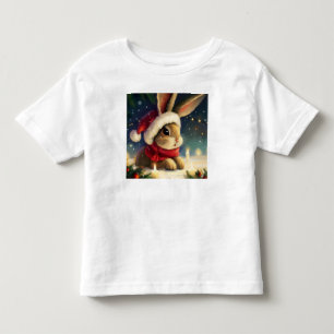 Christmas Rabbit 4 Toddler T-Shirt