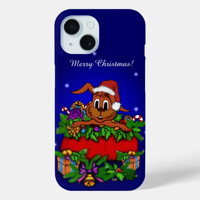 Christmas Rabbit Case-Mate iPhone Case (Back)