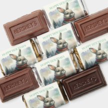 Christmas Rabbit Chocolate Hoppy Holidays