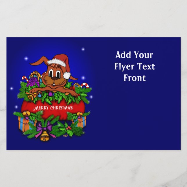 Christmas Rabbit Flyer (Front)