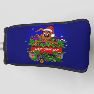 Christmas Rabbit Golf Head Cover