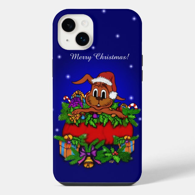 Christmas Rabbit iPhone Case (Back)