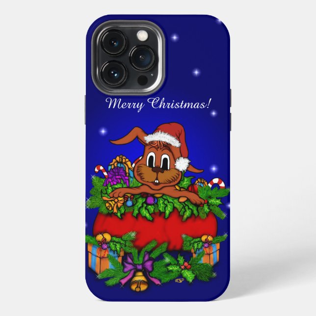 Christmas Rabbit iPhone Case (Back)