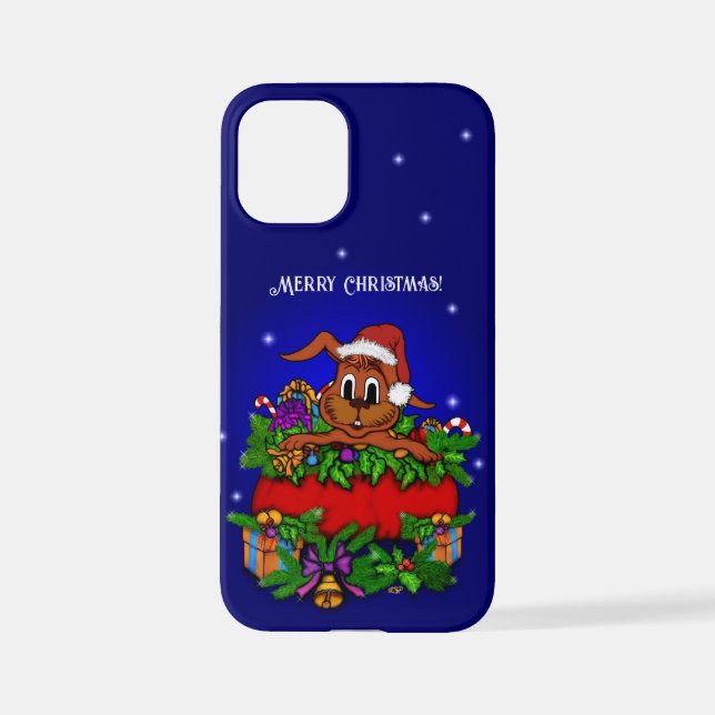 Christmas Rabbit iPhone Case (Back)