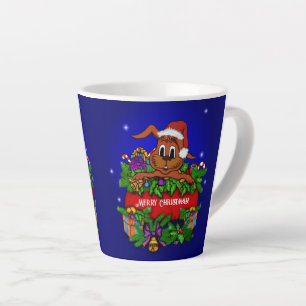 Christmas Rabbit Latte Mug