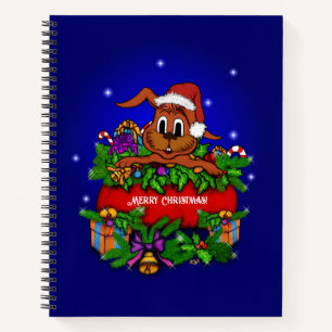 Christmas Rabbit Notebook