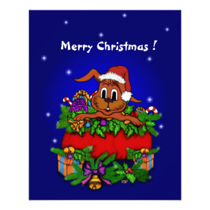 Christmas Rabbit Photo Print