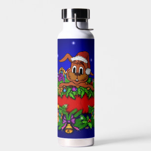 Christmas Rabbit Water Bottle