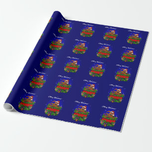 Christmas Rabbit Wrapping Paper