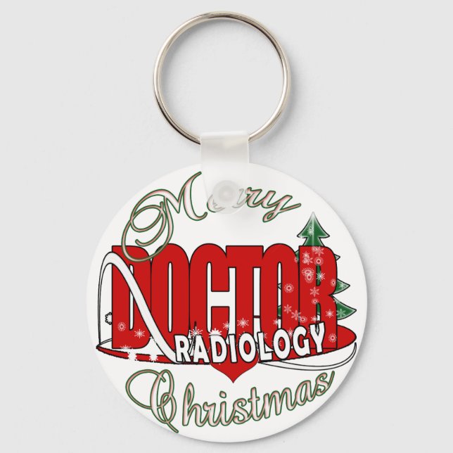 CHRISTMAS RADIOLOGY DOCTOR KEY RING (Front)