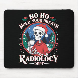 Christmas Radiology Tech Skeleton Xray Tech Ct Mri Mouse Pad