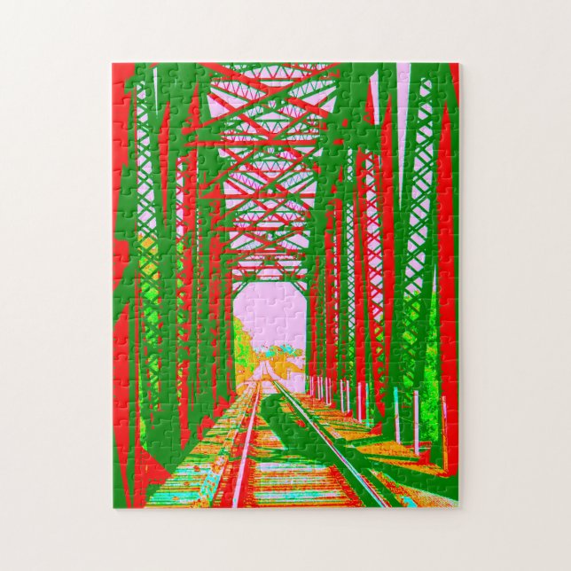 Christmas Railway Jigsaw Puzzle (Vertical)