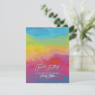 Christmas Rainbow Card