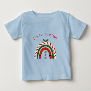 Christmas Rainbow Let it Snow       Baby T-Shirt