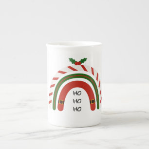 Christmas Rainbow Let it Snow BONE CHINA  Bone China Mug