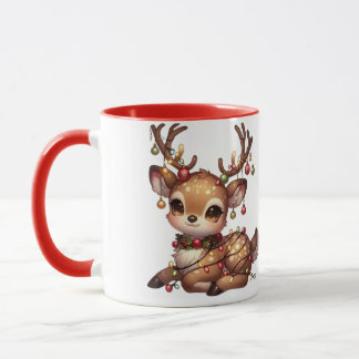 Christmas raindeer mug