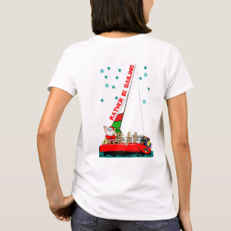 Christmas Rather Be Sailing BACK T-Shirt