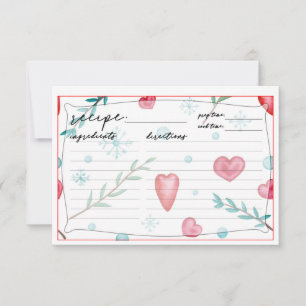 Christmas recipe cards