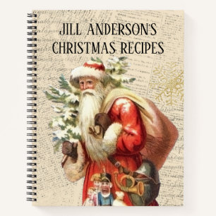 Christmas Recipe  Notebook