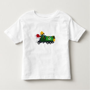 Christmas Recycling Garbage Truck Toddler T-Shirt