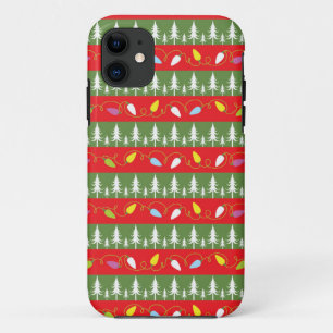 christmas red and green pattern iPhone 11 case