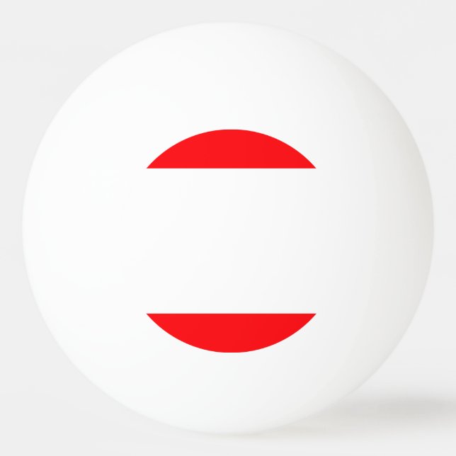 Christmas Red and White Cabana Stripes Ping Pong Ball (Front)