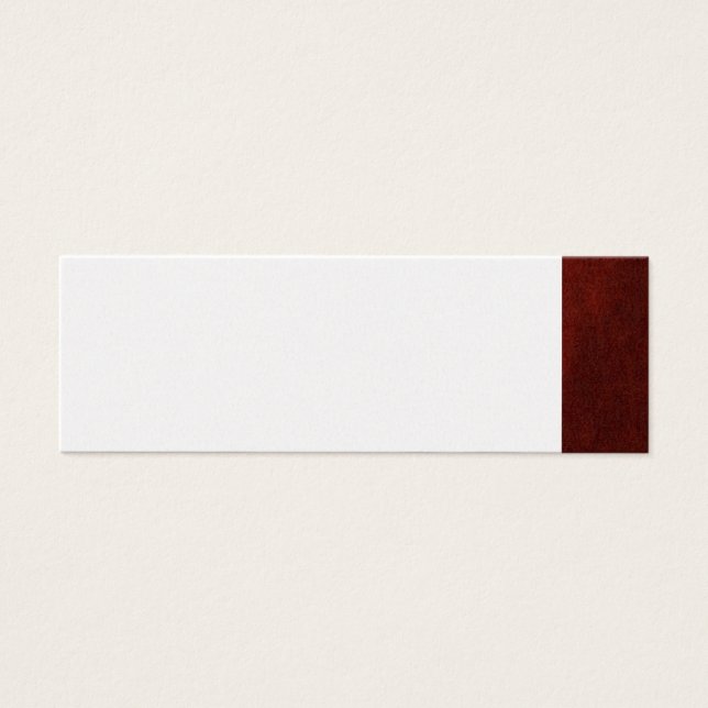 Christmas Red and White Message Card (Front)