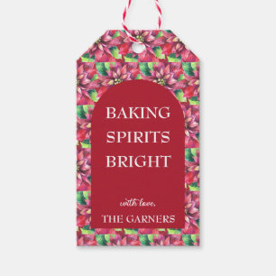 Christmas Red Baking Spirits Gift Tags
