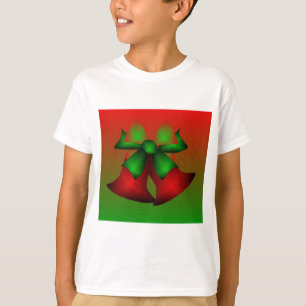 Christmas Red Bells Plain T-Shirt