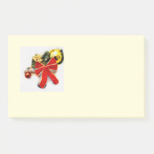 Christmas red bow post-it notes