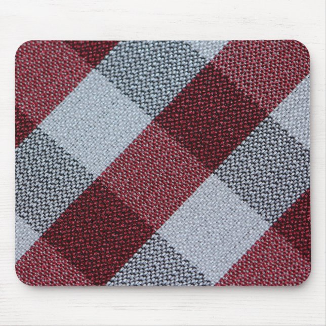 Christmas Red buffalo Plaid Pattern Mouse Pad (Front)