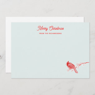 Christmas Red Cardinal Note Card