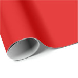 Christmas Red Colour solid minimalist Wrapping Paper<br><div class="desc">Wrapping Paper featuring minimalist solid Christmas Red colour with personalised Name / text - elegant gift wrapping for your loved ones.</div>