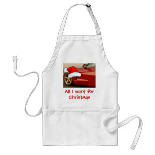 Christmas Red Corvette Standard Apron