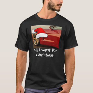 Christmas Red Corvette T-Shirt