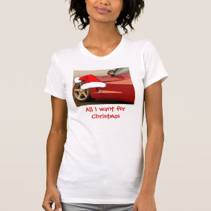 Christmas Red Corvette T-Shirt