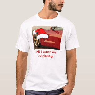 Christmas Red Corvette T-Shirt