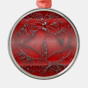 Christmas Red Deco Metal Tree Decoration