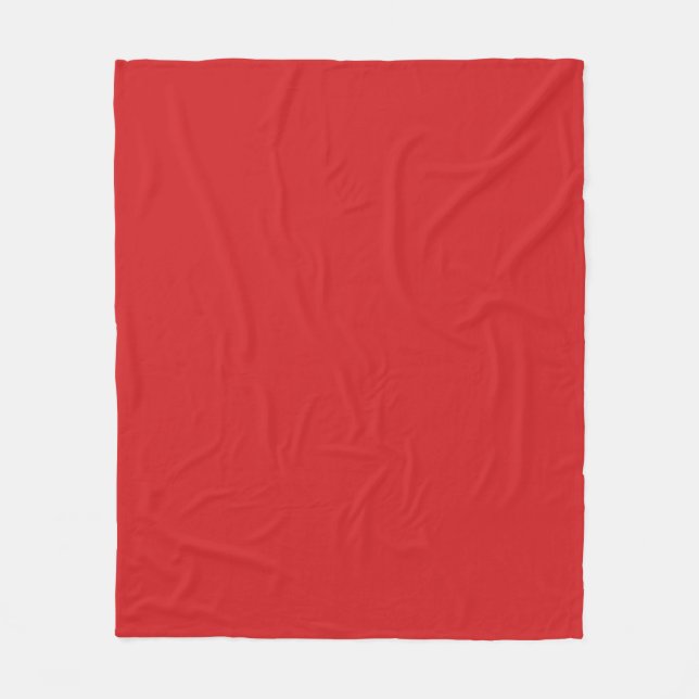Christmas Red Fleece Blanket (Front)