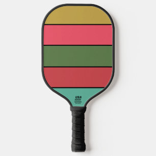 Christmas Red Gold Green Colour On Watercolor Pape Pickleball Paddle