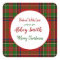 Christmas Red Green Plaid Custom Treats
