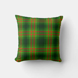 Christmas Red Green Tartan Plaid Seamless Pattern Cushion