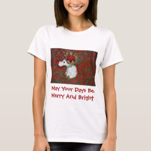 Christmas Red Nose Reindeer Moose T-Shirt