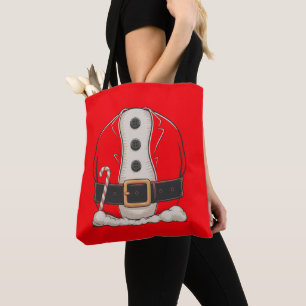 Christmas Red Santa Suit Xmas Family Holiday Tote Bag