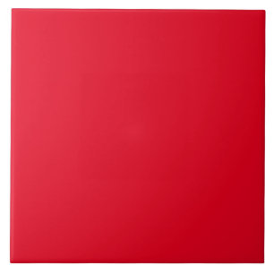 Christmas Red solid colour Ceramic Tile