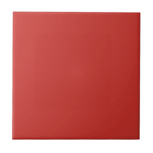 Christmas Red Solid Colour Ceramic Tile