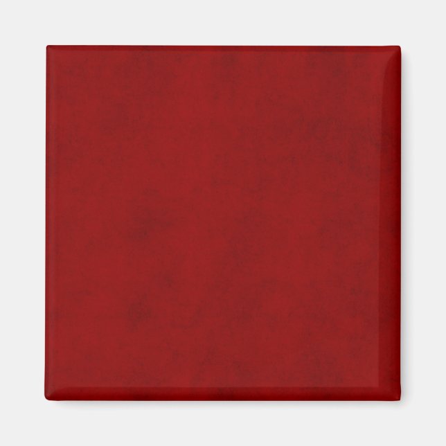 Christmas Red Solid Holiday Colour Background Tren Magnet (Front)