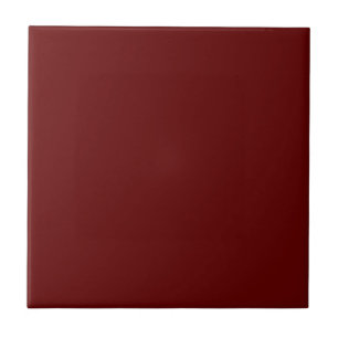 Christmas red, solid red, deep Red, plain Red  Ceramic Tile